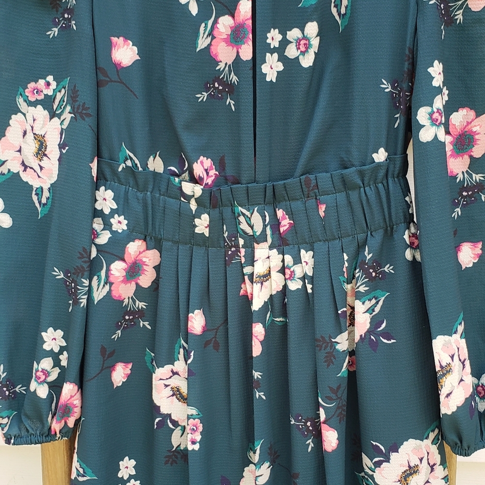 Eliza J Floral Print Long Sleeve Dress - Picture 4 of 8